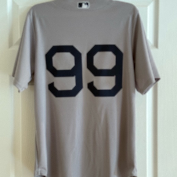 Authentic Nike Men's Gray New York Yankees Button-Up baseball Jersey - Picture 2 of 6